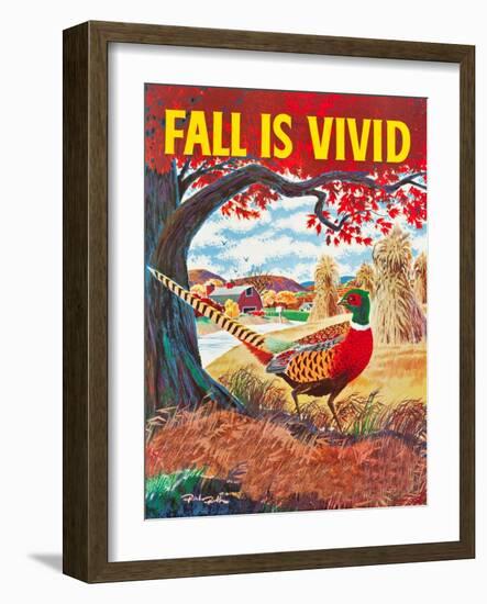 Fall Is Vivid-Rod Ruth-Framed Art Print