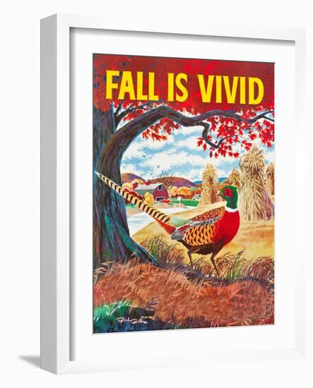 Fall Is Vivid-Rod Ruth-Framed Art Print