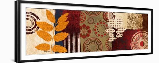 Fall Leaf Panel II-Michael Marcon-Framed Premium Giclee Print