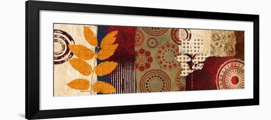 Fall Leaf Panel II-Michael Marcon-Framed Art Print