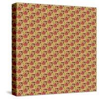 Fall Leaf Pattern-Leslie Wing-Stretched Canvas