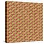 Fall Leaf Pattern-Leslie Wing-Stretched Canvas