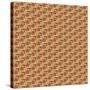 Fall Leaf Pattern-Leslie Wing-Stretched Canvas