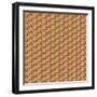 Fall Leaf Pattern-Leslie Wing-Framed Premium Giclee Print