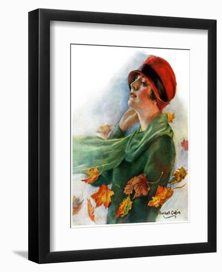 "Fall Leaves,"November 5, 1927-William Haskell Coffin-Framed Premium Giclee Print