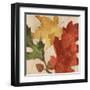Fall Leaves Square 2-Kimberly Allen-Framed Art Print