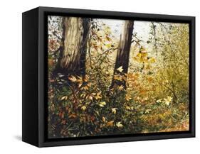 Fall Leaves-Miguel Dominguez-Framed Stretched Canvas