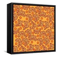 Fall Leaves-Julie Goonan-Framed Stretched Canvas