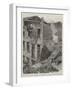 Fall of a Factory Chimney at Cleckheaton, Near Bradford, Yorkshire-null-Framed Giclee Print