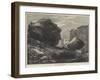 Fall of a Rock at Nice-null-Framed Giclee Print