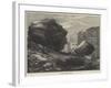 Fall of a Rock at Nice-null-Framed Giclee Print