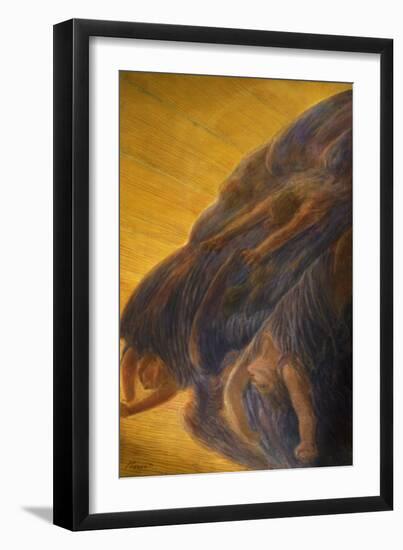Fall of Angels, Triptych Side Panel, 1913-Gaetano Previati-Framed Giclee Print