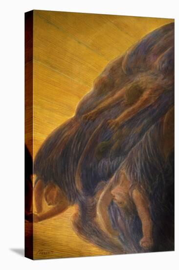 Fall of Angels, Triptych Side Panel, 1913-Gaetano Previati-Stretched Canvas