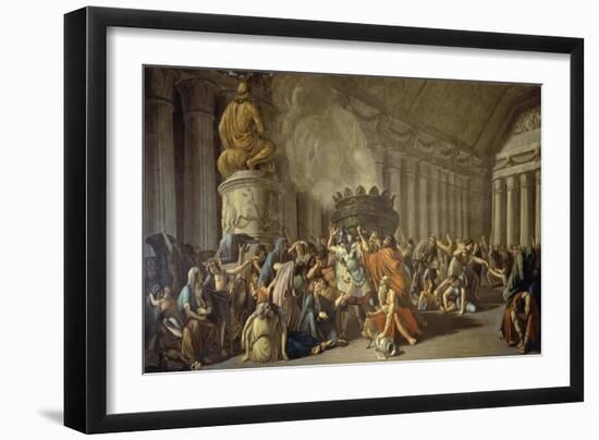 Fall of Carthage-Luigi Ademollo-Framed Giclee Print