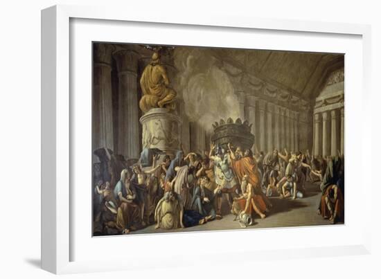 Fall of Carthage-Luigi Ademollo-Framed Giclee Print