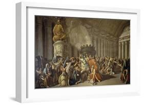 Fall of Carthage-Luigi Ademollo-Framed Giclee Print