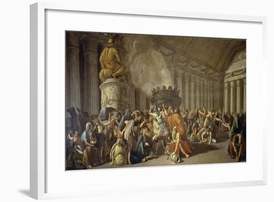 Fall of Carthage-Luigi Ademollo-Framed Giclee Print
