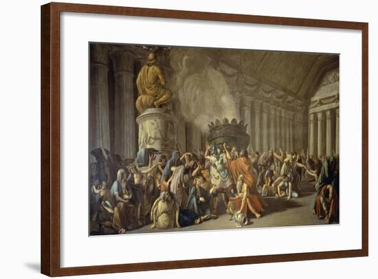 Fall of Carthage-Luigi Ademollo-Framed Giclee Print