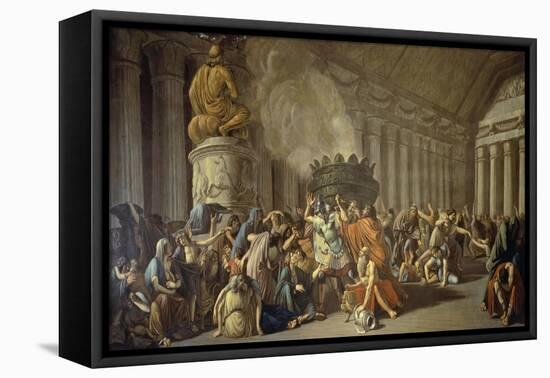 Fall of Carthage-Luigi Ademollo-Framed Stretched Canvas