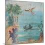 Fall of Icarus, Dead on Beach, Daedalus in Sky, C. 45-79-null-Mounted Art Print