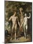 Fall of Man, Cornelis Cornelisz Van Haarlem-Cornelis Cornelisz Van Haarlem-Mounted Art Print