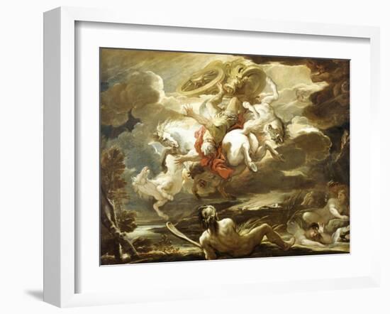 Fall of Phaeton-Luca Giordano-Framed Giclee Print