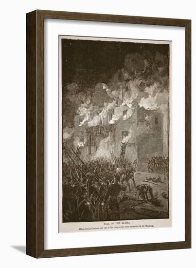Fall of the Alamo, from a Book Pub. 1896-Alfred Rudolf Waud-Framed Giclee Print
