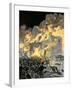 Fall of the Alamo to Santa Anna's Mexican Forces in Texas, 1836-null-Framed Giclee Print