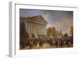 Fall of the Empire October 10, 1870-Jules Didier-Framed Giclee Print