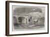 Fall of the Middle Level Drain Bridge on the West Bank of the Ouse-Richard Principal Leitch-Framed Giclee Print