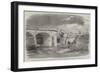Fall of the Middle Level Drain Bridge on the West Bank of the Ouse-Richard Principal Leitch-Framed Giclee Print