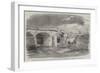 Fall of the Middle Level Drain Bridge on the West Bank of the Ouse-Richard Principal Leitch-Framed Giclee Print