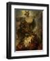 Fall of the Rebel Angels, Project for a Ceiling in the Chateau of Versailles-Charles Le Brun-Framed Giclee Print