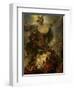 Fall of the Rebel Angels, Project for a Ceiling in the Chateau of Versailles-Charles Le Brun-Framed Giclee Print