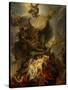 Fall of the Rebel Angels, Project for a Ceiling in the Chateau of Versailles-Charles Le Brun-Stretched Canvas