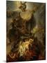 Fall of the Rebel Angels, Project for a Ceiling in the Chateau of Versailles-Charles Le Brun-Mounted Giclee Print