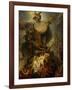 Fall of the Rebel Angels, Project for a Ceiling in the Chateau of Versailles-Charles Le Brun-Framed Giclee Print