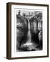 Fall of the River, Tondano, Indonesia, 19th Century-Hubert Clerget-Framed Giclee Print