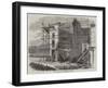 Fall of Three Houses in Amherst-Road, Hackney-null-Framed Giclee Print