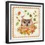 Fall Owl-Fiona Stokes-Gilbert-Framed Giclee Print