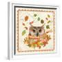 Fall Owl-Fiona Stokes-Gilbert-Framed Giclee Print