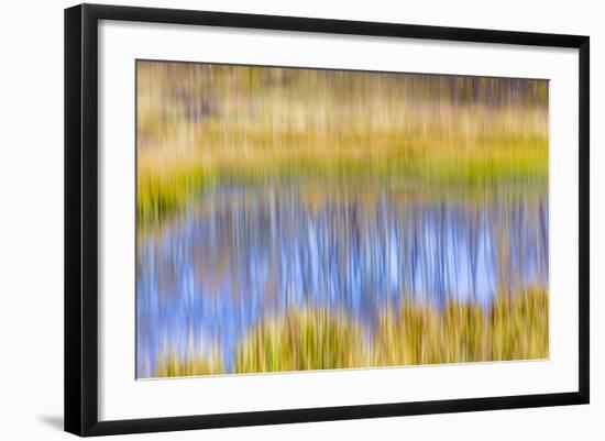 Fall Pond I-Kathy Mahan-Framed Photographic Print