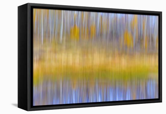 Fall Pond II-Kathy Mahan-Framed Stretched Canvas