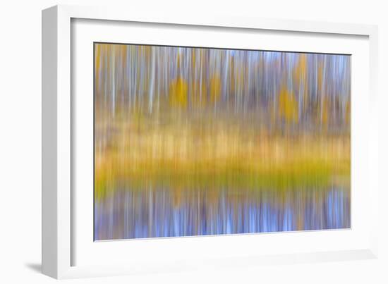 Fall Pond II-Kathy Mahan-Framed Photographic Print