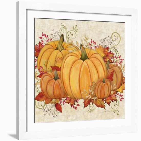 Fall Pumpkins-A-Jean Plout-Framed Giclee Print