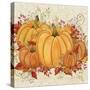 Fall Pumpkins-A-Jean Plout-Stretched Canvas