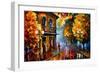 Fall Rain-Leonid Afremov-Framed Premium Giclee Print