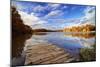 Fall Scenic View of Lake Cushetunk, New Jersy-George Oze-Mounted Photographic Print