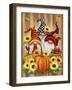 Fall Three Gnomes-MAKIKO-Framed Giclee Print