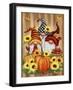 Fall Three Gnomes-MAKIKO-Framed Giclee Print